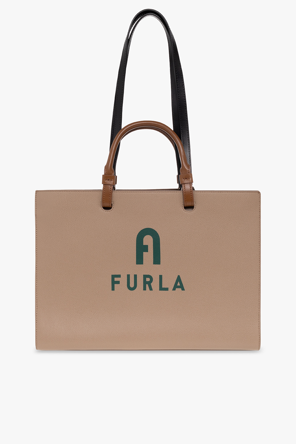 Beige Varsity Style Large shopper bag Furla Vitkac Canada